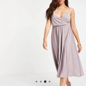 ASOS Soft Purple Midi Dress